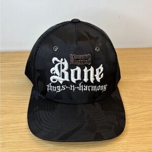 Bone Thugs-N-Harmony Black Camo Trucker Hat Thuggish Ruggish Snapback Cap
